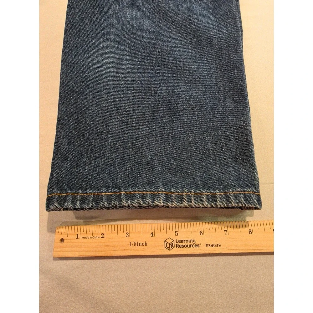 Levis 550 Relaxed Fit Jeans Mens 36x32 Denim Medium Wash WaterLess 00550-4582